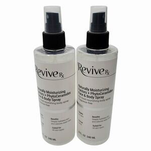 ReviveRx PhytoCeramides Face & Body Spray Lot 2 8oz Fragrance Free Moisturizing